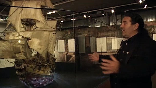 Le galion des Pirates mesure 4,5 mètres de haut