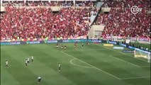 Torcida do Flamengo comemora gol de Gabi no Maracanã