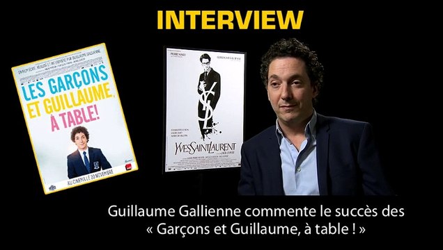 Guillaume Gallienne commente le succès des Garçons et Guillaume, à table!