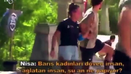Survivor nisa barış lansda