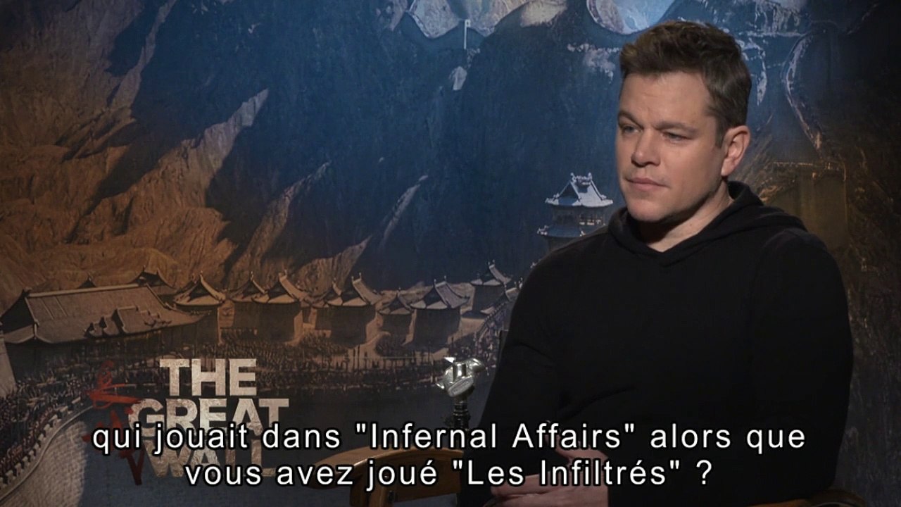 Quand Matt Damon rencontre son alter-ego de "Infernal Affairs"
