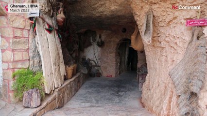 Las casas subterráneas de Libia esperan la reactivación del turismo