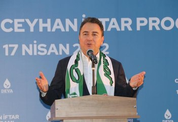 DEVA Partisi Genel Başkanı Babacan Adana'da iftar programında konuştu