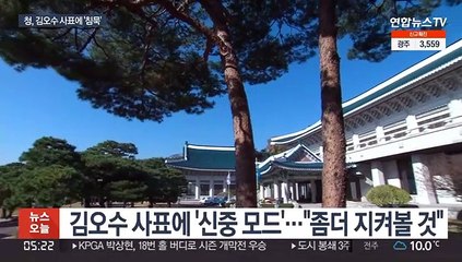 청, 김오수 사표 제출에 "상황 좀더 지켜볼 것"