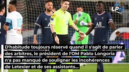 PSG 2-1 OM : Longoria en veut à l'arbitrage !
