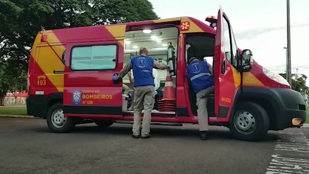 Vítima de agressão, homem é encontrado caído na Rodoviária e socorrido pelo Siate