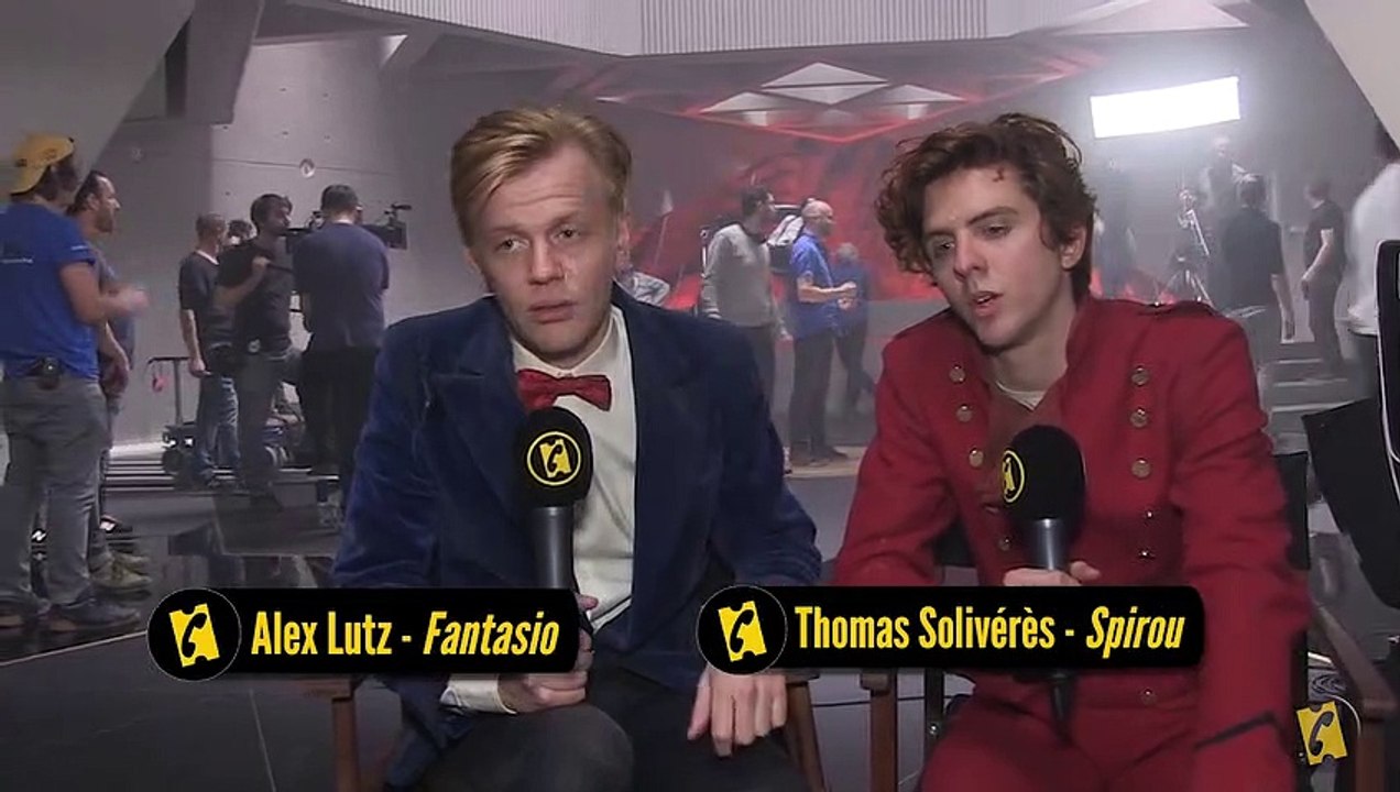 Les Aventures de Spirou et Fantasio "Visite du tournage"