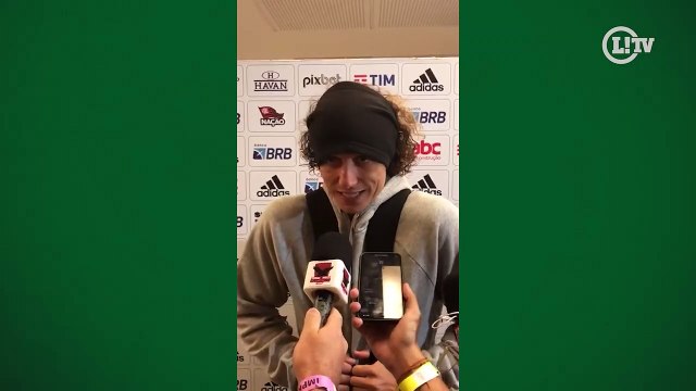 David Luiz vê com tranquilidade evolução do Flamengo com Paulo Sousa, e fala sobre gol de Calleri
