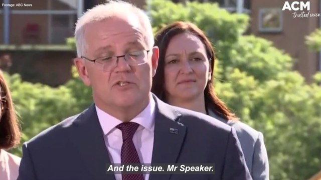 Prime Minister Scott Morrison mistakenly refers to journalists as 'Mr Speaker' during campaign press conference | April 17, 2022 | Canberra Times