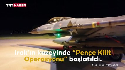 Irak'ın kuzeyindeki terör hedefleri böyle vuruldu