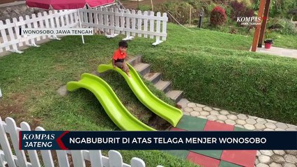 Ngabuburit di Atas Telaga Menjer Wonosobo