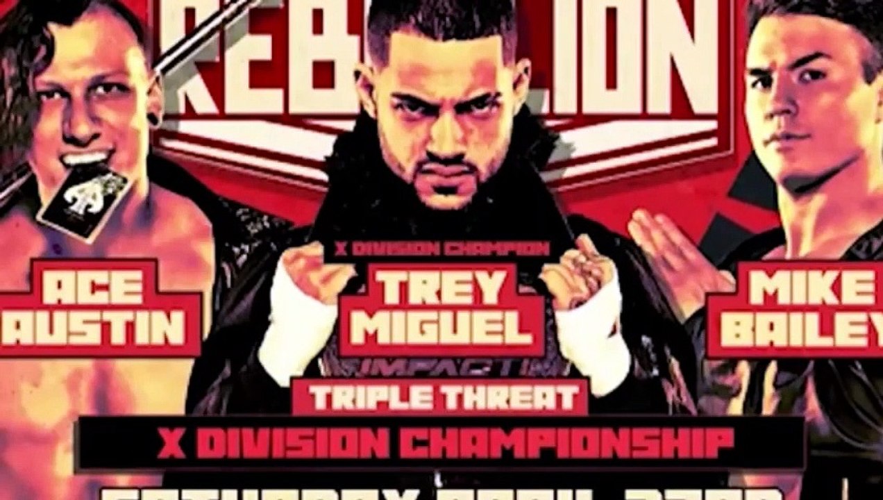 Impact wrestling rebellion best sale dailymotion