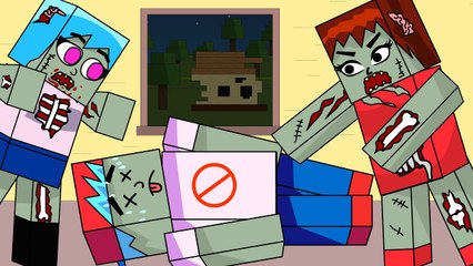 Minecraft Zombie Apocalypse - FNF BOYFRIEND vs. ZOMBIES Friday Night Funkin' (Minecraft Animation)