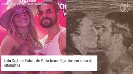 Caio Castro e namorada são flagrados em clima de intimidade e ator faz declaração de amor