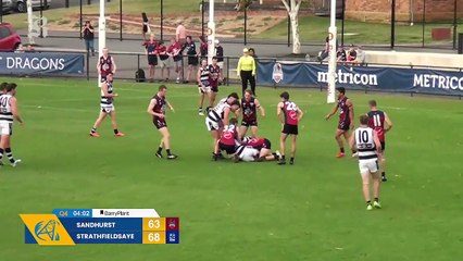 Match highlights RD 2: Strathfieldsaye's Lachlan Sharp | Apr 2022 | Bendigo Advertiser