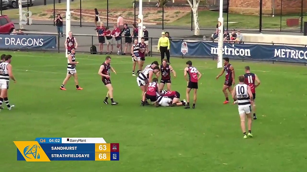 Match highlights RD 2: Strathfieldsaye's Lachlan Sharp | Apr 2022 | Bendigo Advertiser