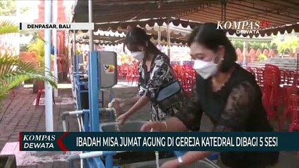 Misa Jumat Agung Di Gereja Katedral Denpasar Digelar Dengan  ProkesKetat