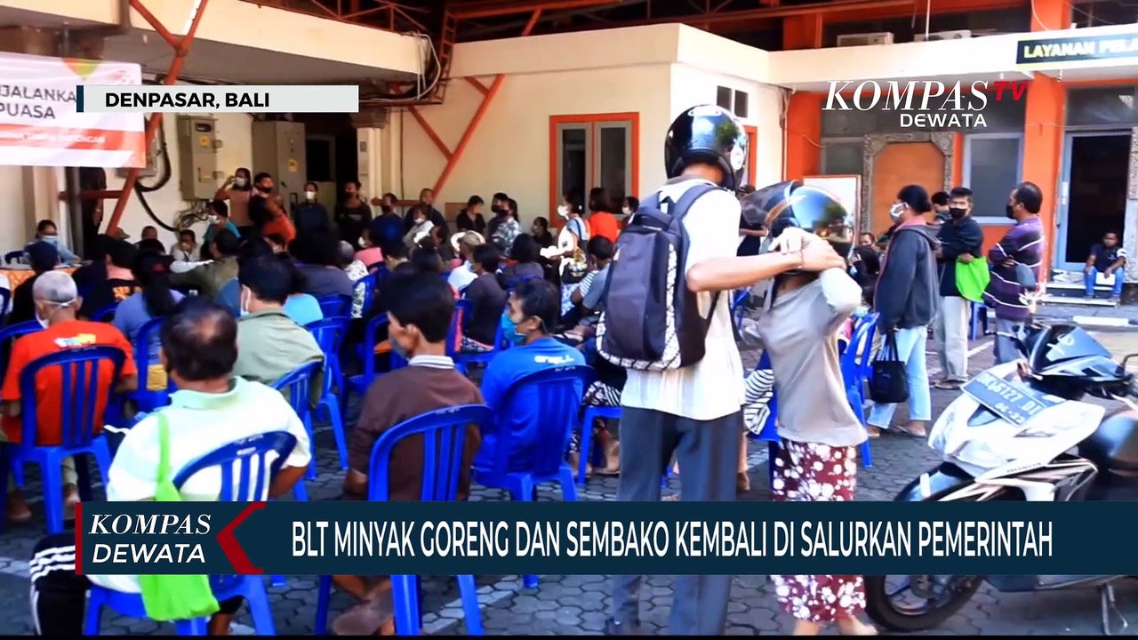 Distribusi BLT Pangan Dan Minyak Goreng Di Denpasar