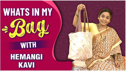 WHAT'S IN MY BAG ft. Hemangi Kavi | Lek Majhi Durga | Colors Marathi