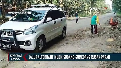 Jalanan Rusak Hampir Setahun, Warga Berharap Jalur Alternatif Subang-Sumedang Segera Diperbaiki