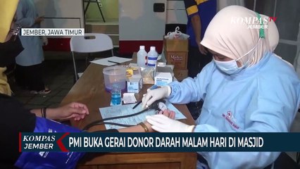 PMI Buka Gerai Donor Darah Malam Hari di Masjid-masjid