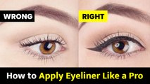 2 Different Eyeliner Looks | How to Do Eyeliner for Beginners l Eyeliner Hacks | Eyeliner Hacks
