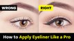 2 Different Eyeliner Looks | How to Do Eyeliner for Beginners l Eyeliner Hacks | Eyeliner Hacks