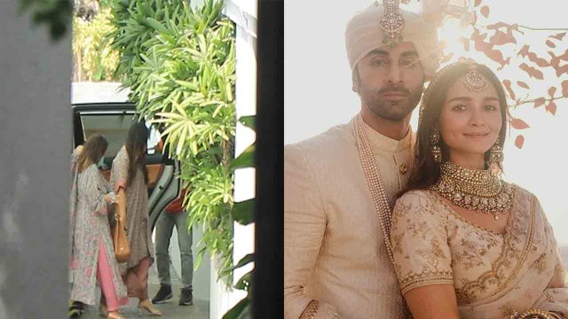 Ranbir-Alia Wedding: Alia की शादी की रस्मों में बड़ी बेटी के साथ पहुँची Soni Razdan | FilmiBeat