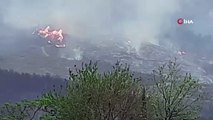 Hatay'da orman yangını: Alevler yerleşim yerlerini tehdit ediyor, müdahale sürüyor