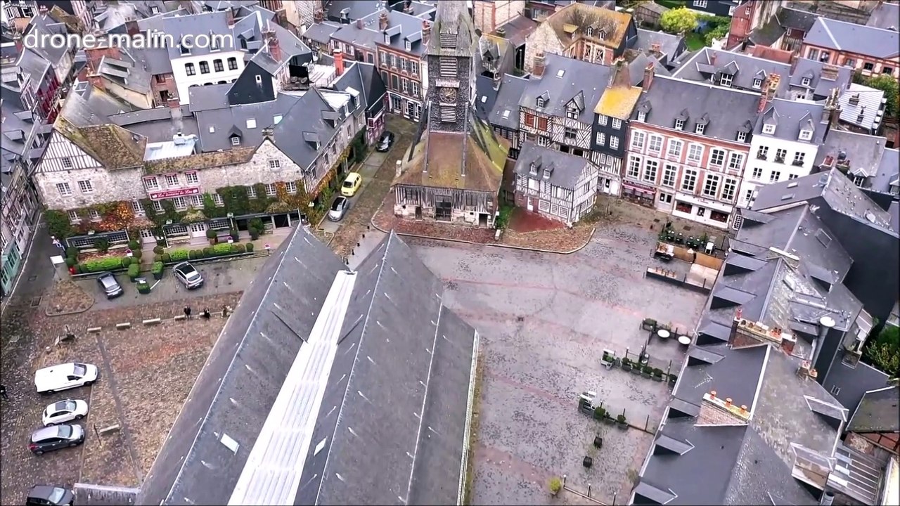 Sites touristiques de normandie, vue du ciel