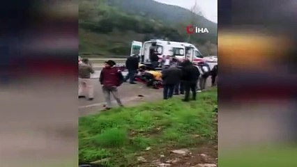 Bursa'da korkunç kaza: 1 ölü, 1 yaralı