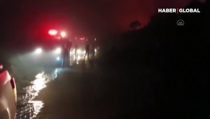 Hatay’da gece yarısı orman yangını başladı