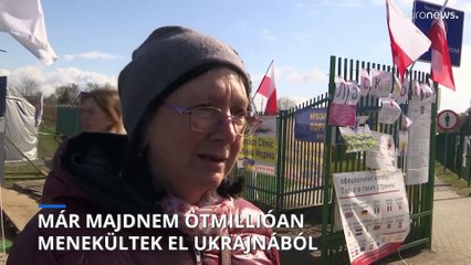 Már majdnem ötmillióan menekültek külföldre Ukrajnából