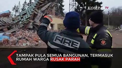 Penampakan dari Udara Kota Chernihiv yang Hancur akibat Serangan Rusia