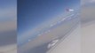 İstanbul'u kaplayan toz bulutu uçaktan görüntülendi