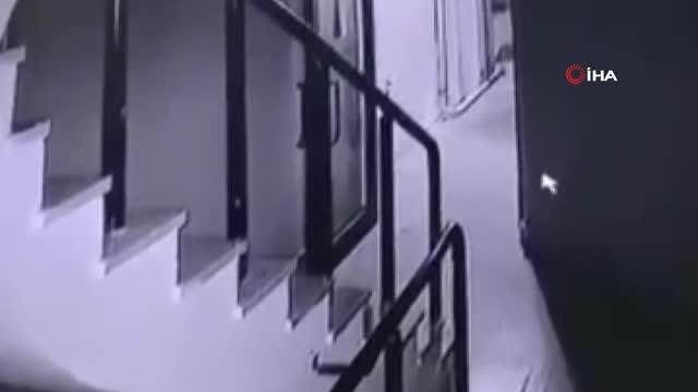 Şişli'nin göbeğinde ilginç hırsızlık... Apartmanın giriş kapısını böyle çaldı