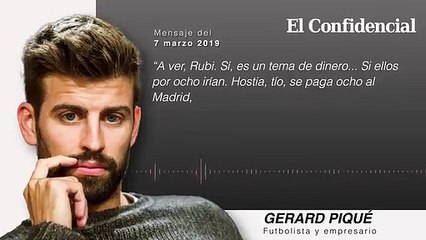 Audio de Piqué a Rubiales por la Supercopa de España / El Confidencial
