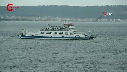 Bozcaada seferlerine fırtına engeli