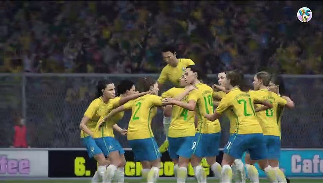 Penalty shootout - Brazil 3-0 FCW - Great game every second - Women's Football Game