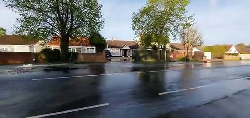 Flooding at the junction of Fareham Road and Wych Lane