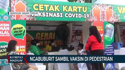 Ngabuburit Sambil Vaksin Di Pedestrian