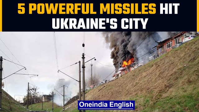 Russia-Ukraine war: 5 ‘powerful’ missile strikes hit western city of Lviv, 6 killed | Oneindia News