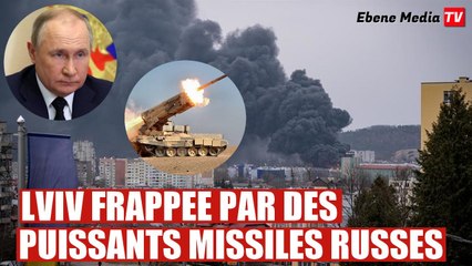 Ukraine : Lviv touchée par cinq puissantes frappes de missilles