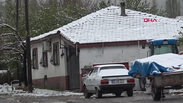 TRAKYA'NIN YÜKSEK KESİMLERİNDE KAR YAĞIŞI