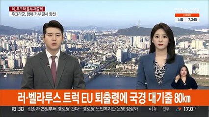 러·벨라루스 트럭 EU 퇴출령에 국경 대기줄 80㎞