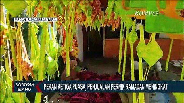 Masuki Pekan Ketiga Ramadan, Penjual Pernak-Pernik di Medan Bergembira Sambut Orderan