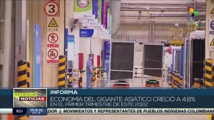 Economía china creció a 4,8% en primer trimestre del 2022