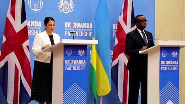 Home secretary Priti Patel announces plan to send asylum seekers to Rwanda to be processed