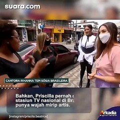 Wanita Ini Jadi Sorotan karena Wajahnya Mirip Rihanna, Sampai Dikomentari Rihanna yang Asli