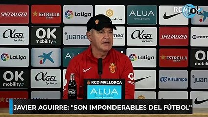 Javier Aguirre: "Son imponderables del fútbol"